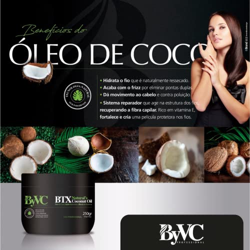 Selante Capilar Selagem BTX Natural's Coconut Oil Sem Formol
