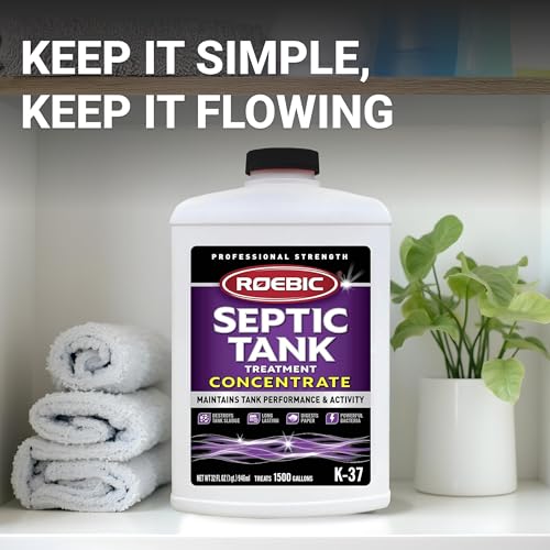 image for Roebic K-37-Q-C1500-4 Septic Tank Treatment: 32 oz, 16 oz Concentrate,