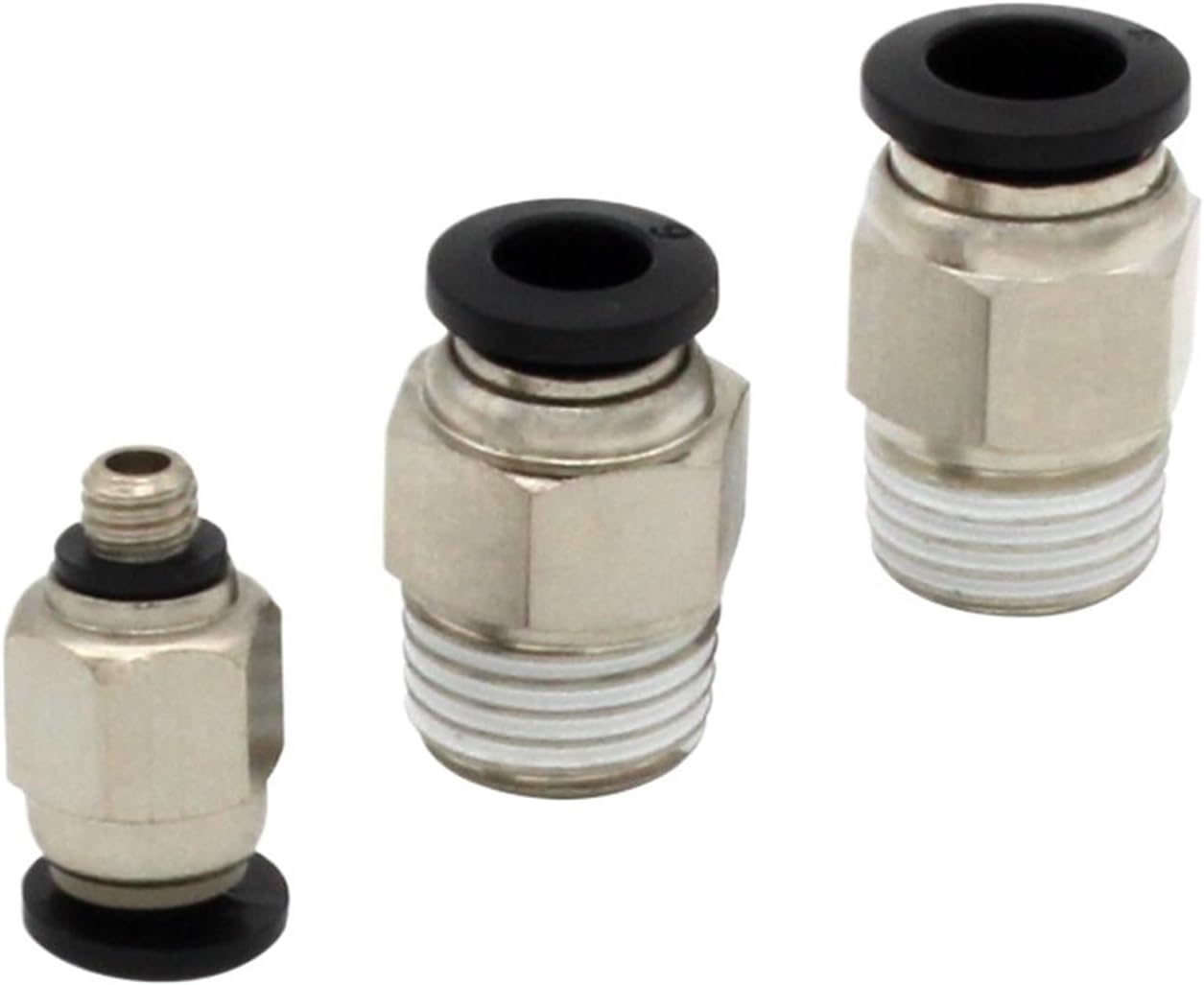 10 pcs PC series Male Connector PC6-01 6-02 8-02 PC4-m5 10-02 Air Connectors Male Hose Fittings Straight(PC4,-02)