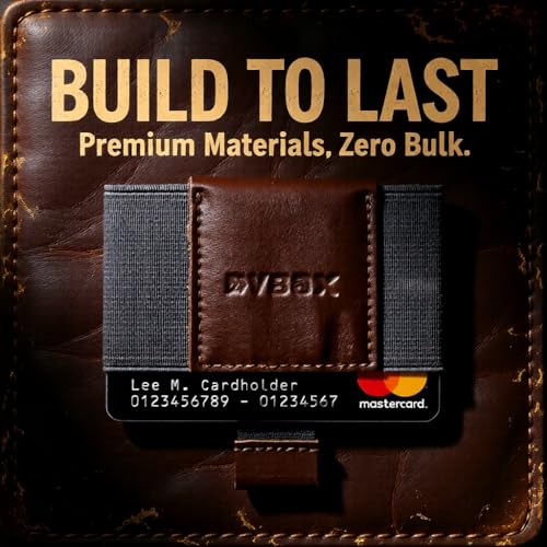 Image of Minimalist Slim Wallet Credit Card Holders - Elastic Small Front Pocket Wallet For Men Women