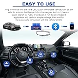 Bluetooth Car Code Reader V2.1,Mini OBD2 Scanner,OBD2 Code Reader,EL-M327 OBD II Diagnostic Scan Tool,OBDII Adapter,Plug & Play,Universal Car Engine Scanner Compatible with iOS,Android,Windows (2 PCS) - Image 6