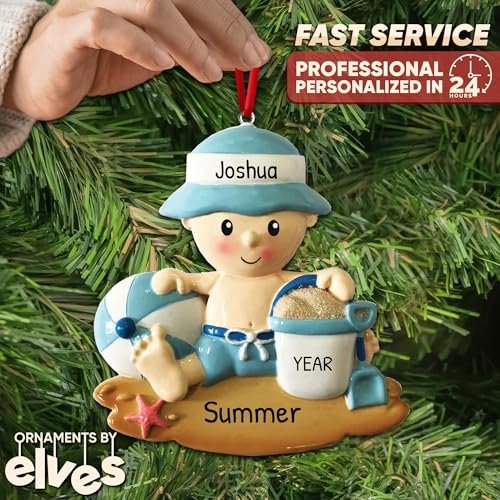 Personalized-Christmas-Tree-Toddler-Ornament-2024-Summer-Vacation-Baby-Christmas-Ornaments-for-Boys-Toddler-Ornaments-for-Christmas-Tree-Baby-Boy-First-Christmas-Beach-Ornaments-by-Elves Personalized Christmas Tree Toddler Ornament 2024 Summer Vacation Baby Christmas Ornaments for Boys Toddler Ornaments for Christmas Tree Baby Boy First Christmas Beach Ornaments by Elves