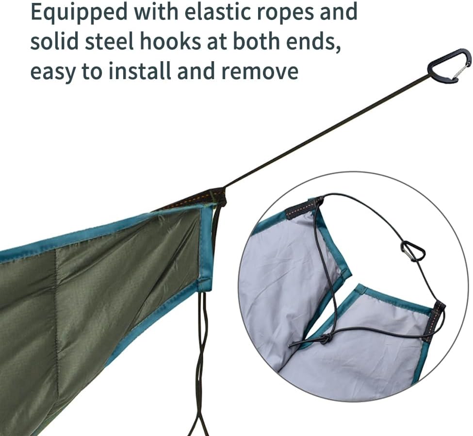 Portable Hammock Underquilt Winter Cold Weather Warm Underquilt for Outdoor Camping Hiking