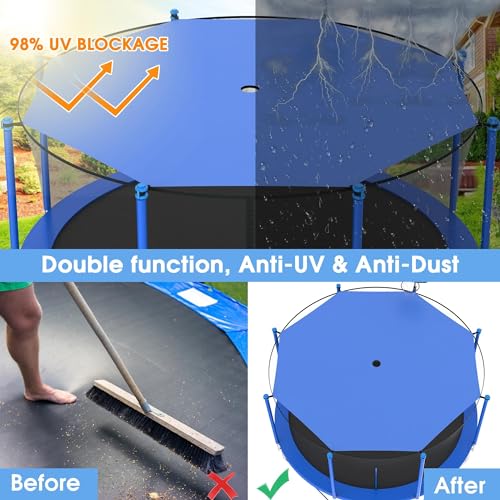 Bâche pour trampoline durable et robuste, bâche de protection imperméable premium