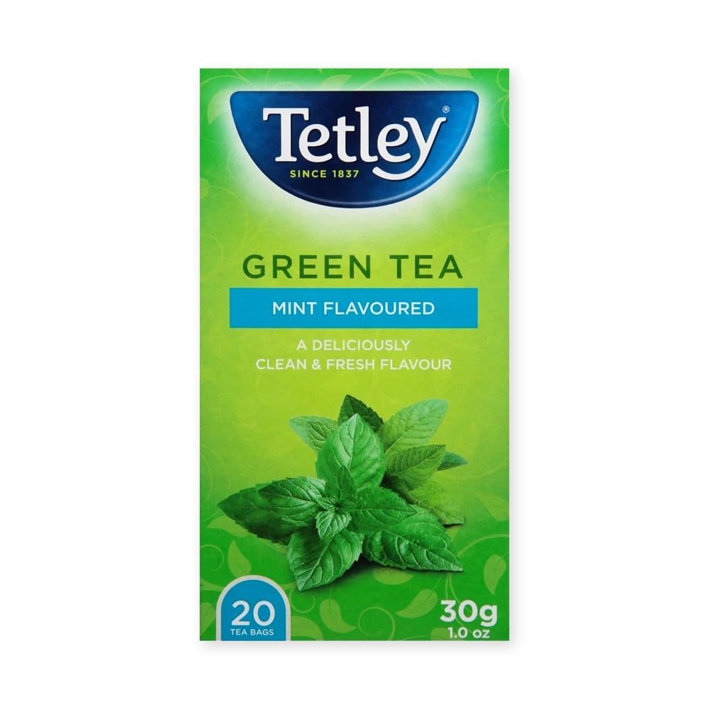 Tetley Mint Flavoured Green Tea 20 Tea Bags : Amazon.co.za