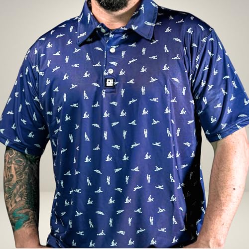 Greater Half - Men's Sex Ed Polo Golf Shirt, UPF 45+ Sun Protective, 4-Way Stretch, Stay-Right Collar, Superior Breathability2