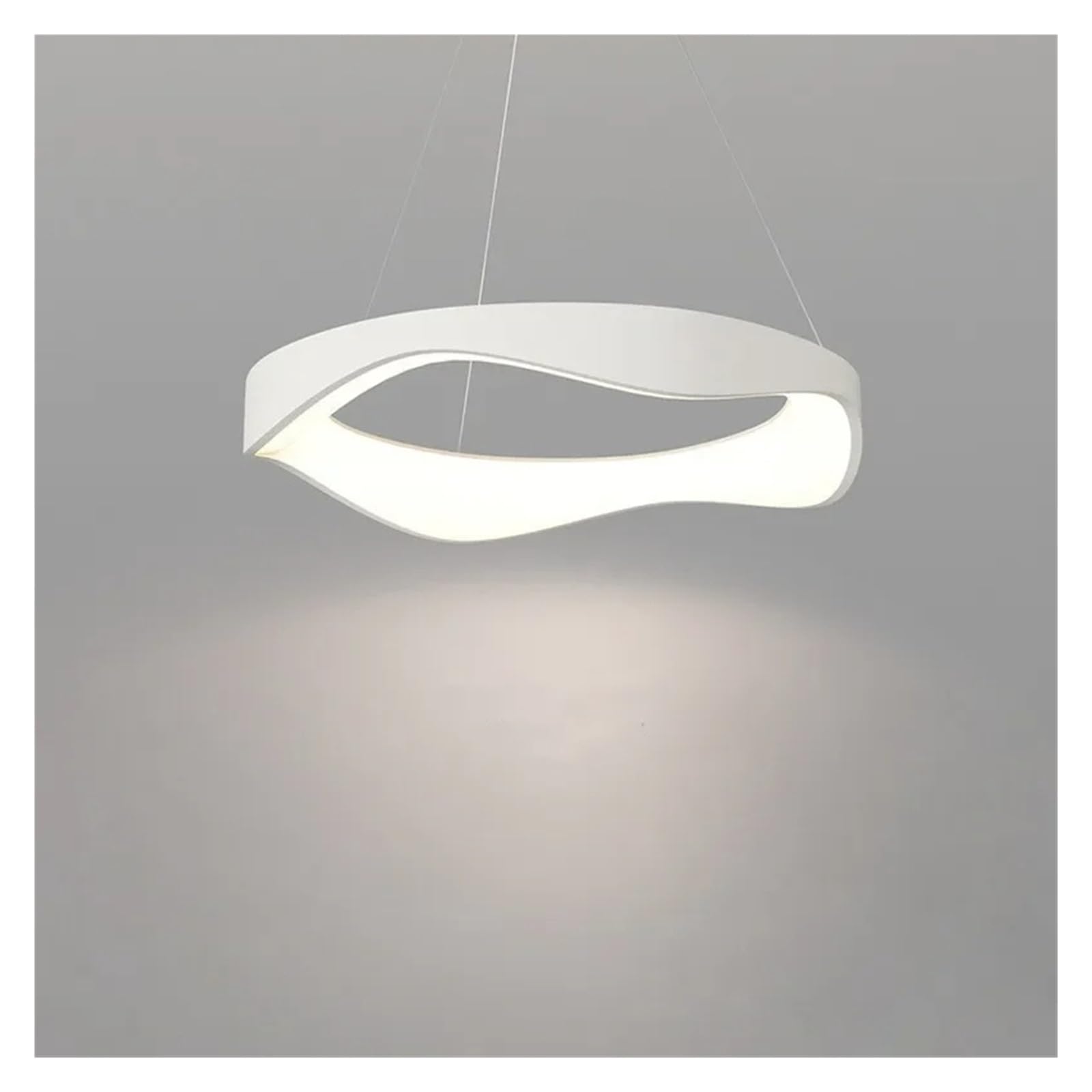 Lampe LED suspendue chic et minimaliste, luminaire décoratif de 52cm