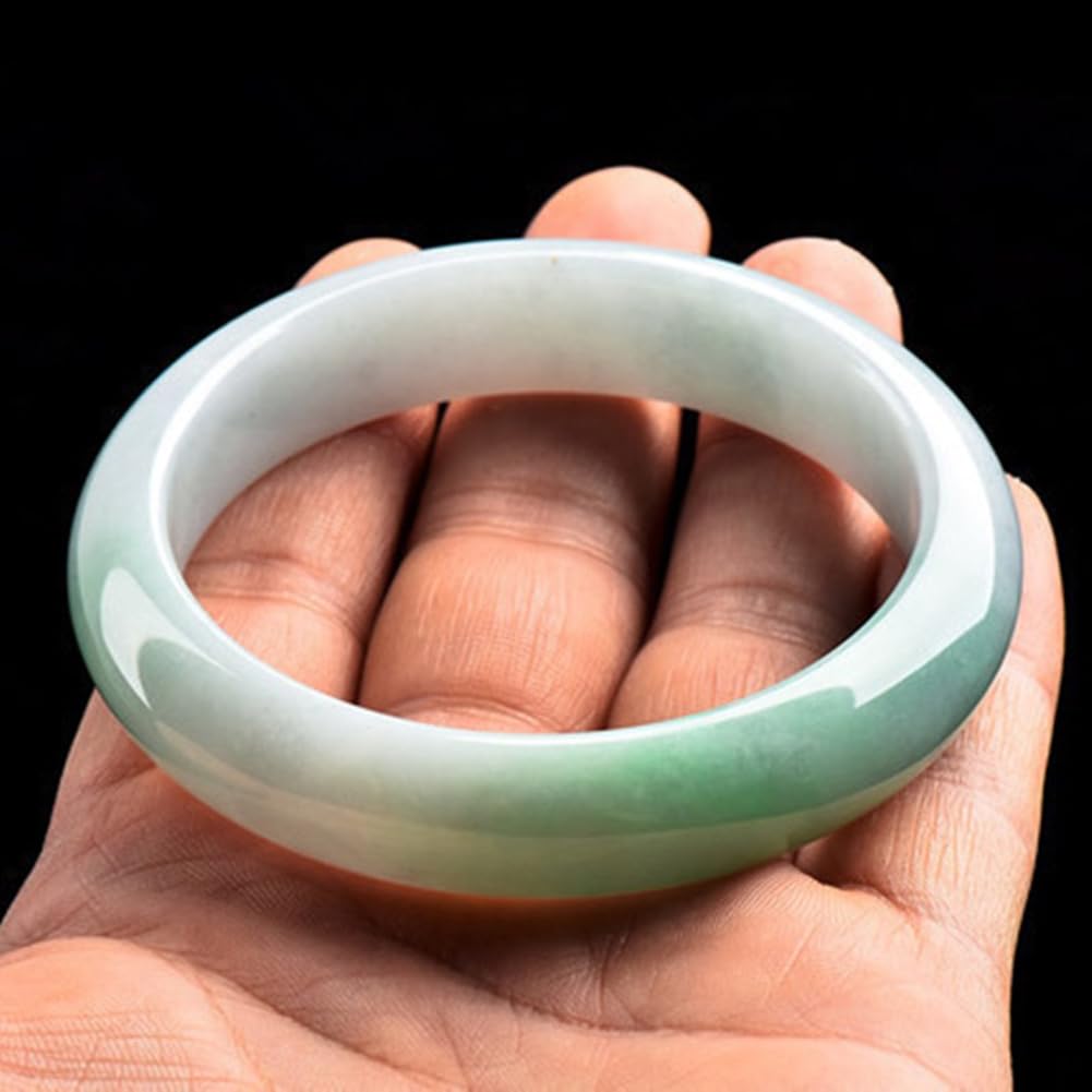 Bracciale in giadeite verde da donna, braccialetti con perline verde smeraldo di giada autentica per braccialetto con pietre preziose naturali madre moglie figlia