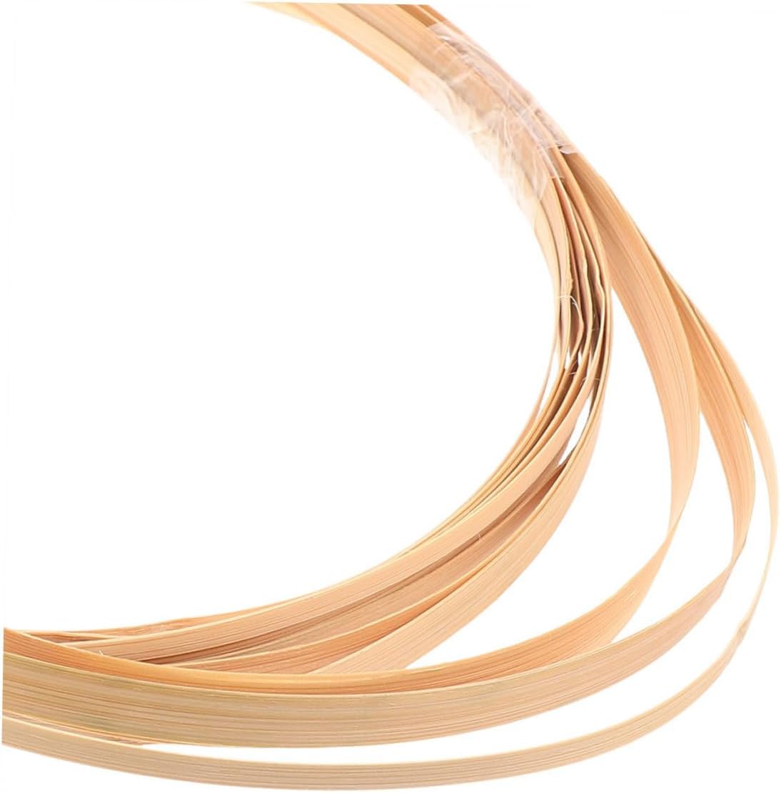 OSALADI 4rolls Strips for Weaving Crafts Smooth Decorative Material for Projects Flat for Basket Making Floral Arrangements and Home Decor