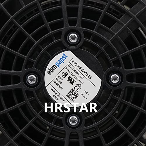 Hrstar Original K1G165-Aa01-05 2830R/Min 24V 19W Dc Axial Cooling Fan For Rittal Cabinet Fans #TOP4