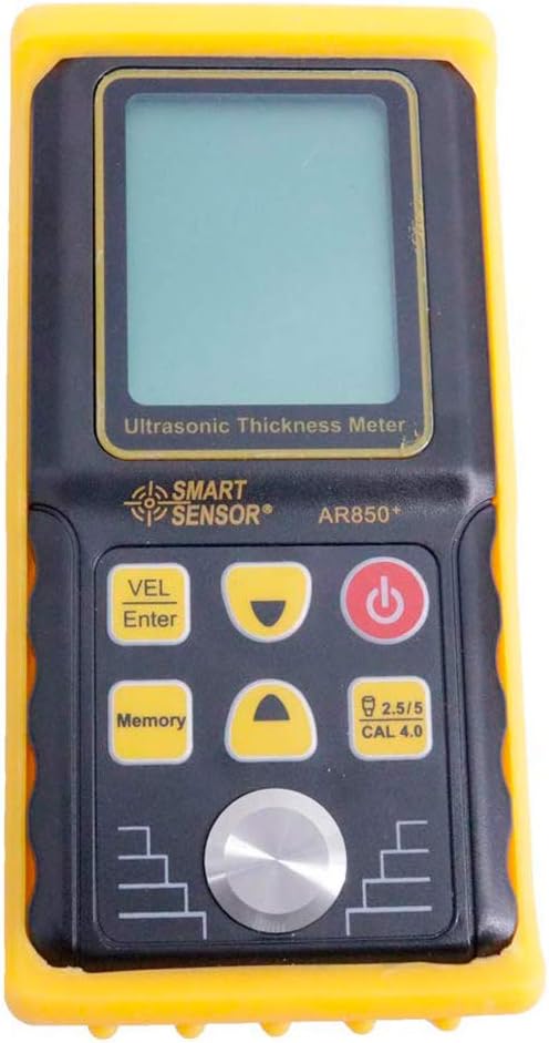 Front panel of the AR850+ gauge with buttons and display