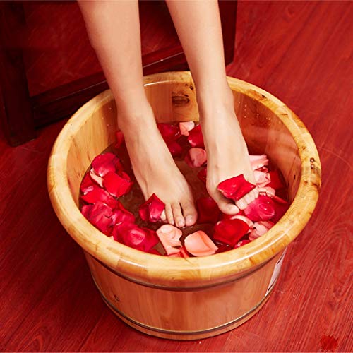Spa de pies de madera de cedro para pedicure miniatura 2