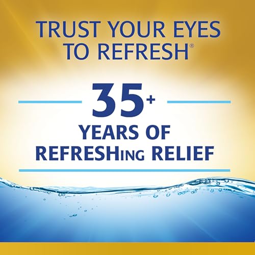 Image of Refresh OPTIVE MEGA-3 PF Lubricant Eye Drops Preservative-Free Artificial Tears, 0.33 fl oz (10mL) (Pack of 2)