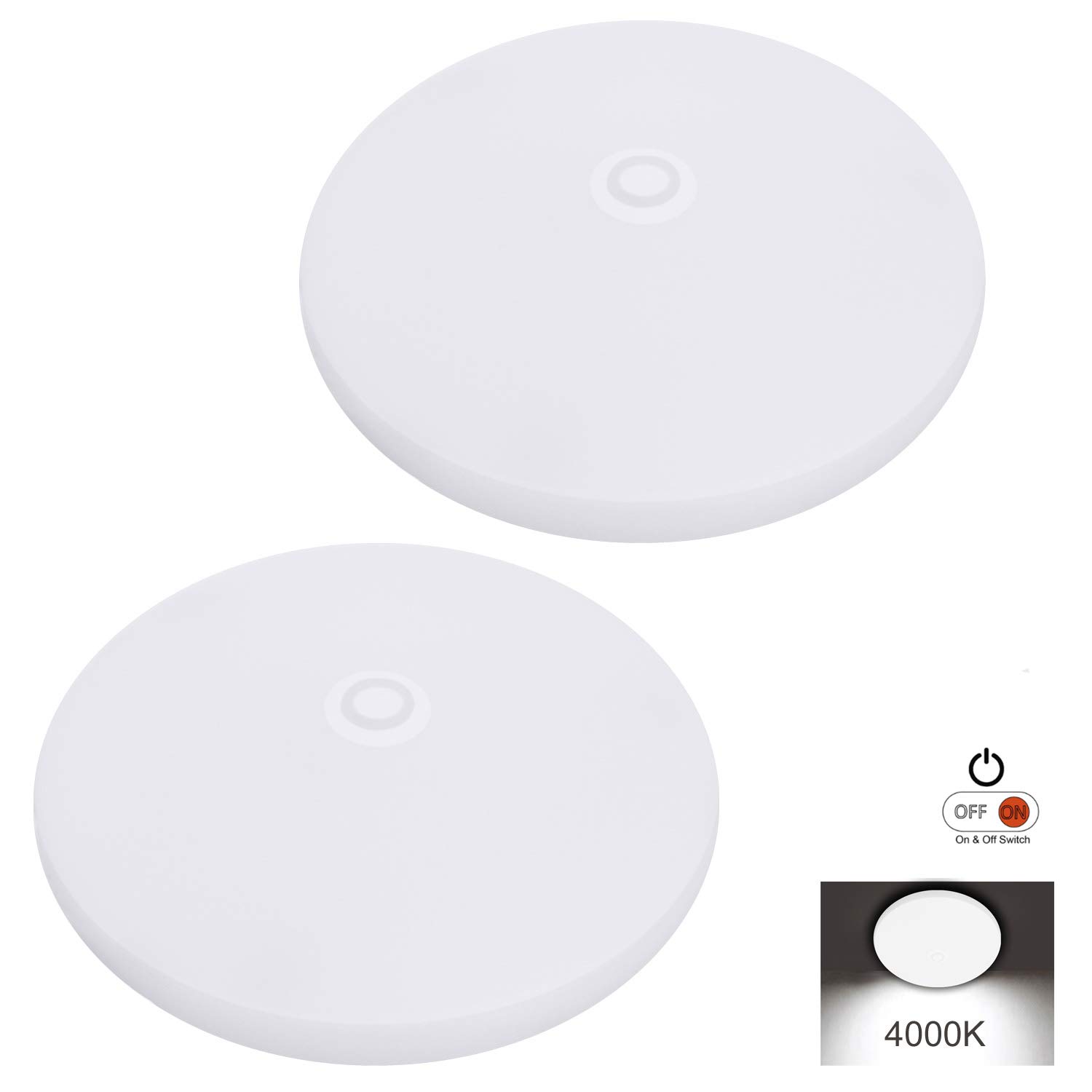 Buy Facon 41/2'' LED RV Puck Light Super Slim Under Light, 2