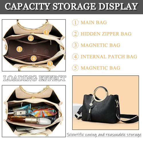 Chinese Style Classic Clutch Shoulder Tote Handbag Ladies PU Leather Cross Body Purses With Magnetic And Zipper Closure4