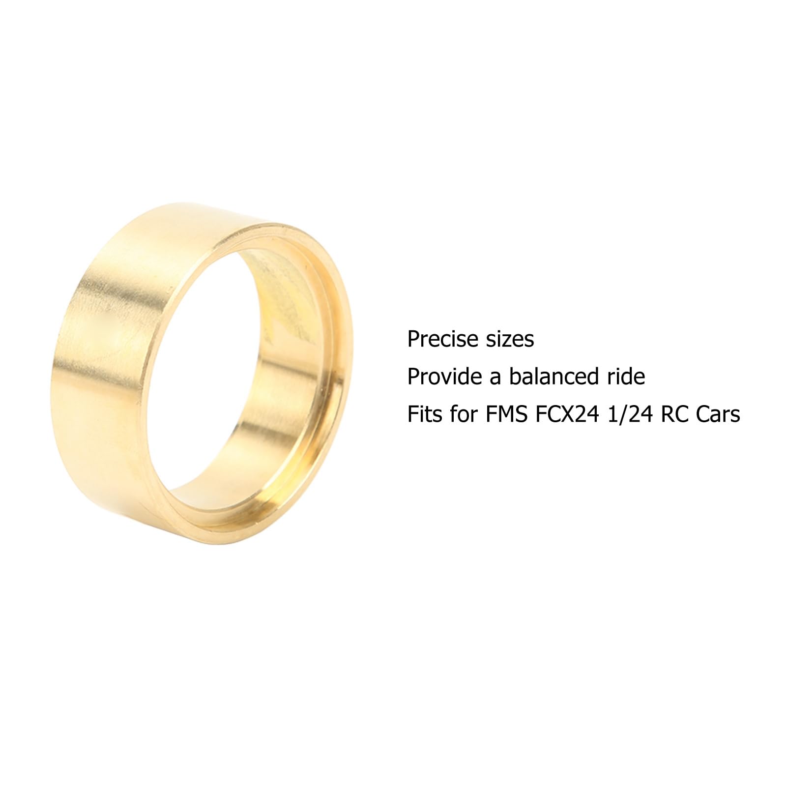 4 Stück Radgewichte Aus Messing Für FCX24 RC-Autos - Präzisions-Gegengewichte