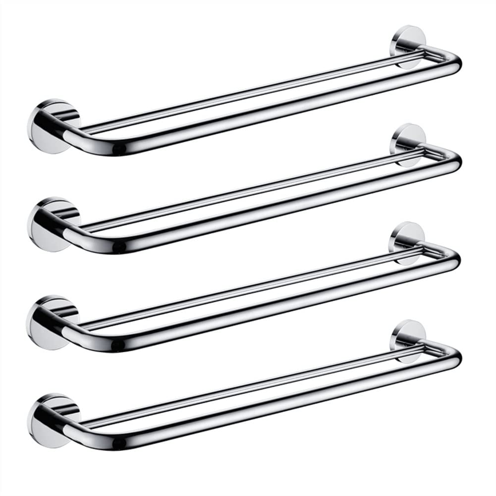 Porte-serviettes de bain double barre 24'' pour organiser l'espace familial