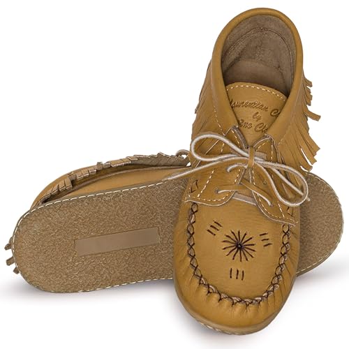 Image of Laurentian Chief Moccasins Women Ankle Boot - Stylish Ankle Boots with Inca Embroidery, Comfortable Insole, Durable Rubber Sole, Made in Canada