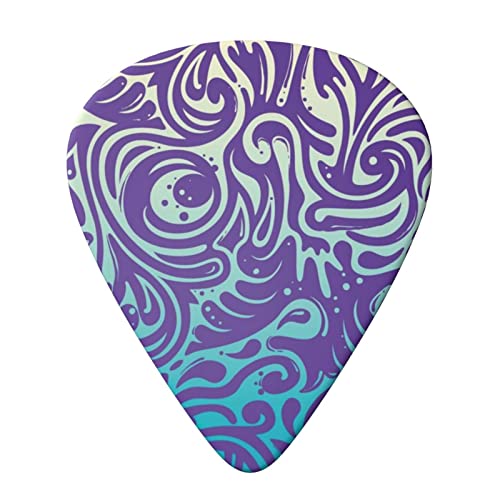FUCVNPZ Lot de 6 médiators en celluloïd, motifs cool, pour guitares acoustiques, électriques, basses ou ukulélé - Les Beatles, Paul McCartney, John Lennon, RIngo Starr, George Harrison FUCVNPZ Lot de 6 médiators en celluloïd, motifs cool, pour guitares acoustiques, électriques, basses ou ukulélé – Image 4