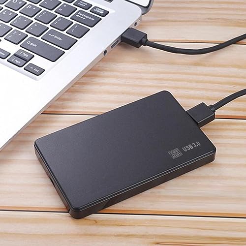 Caja externa USB 3.0 para disco sólido 2.5 pulgadas negro plástico miniatura 6