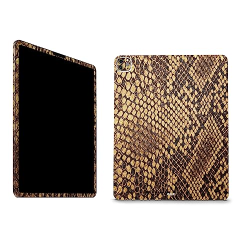 Image of MightySkins Carbon Fiber Skin Compatible with Apple iPad Pro 12.9 inch M2 6th Gen (2022) Full Wrap Kit - Rattleskin | Protective, Durable Textured Carbon Fiber Finish | Easy to Apply | Made in The USA