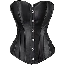 Corset Top Bustier Renaissance Lace up Lingerie Women Overbust Satin Plus Size