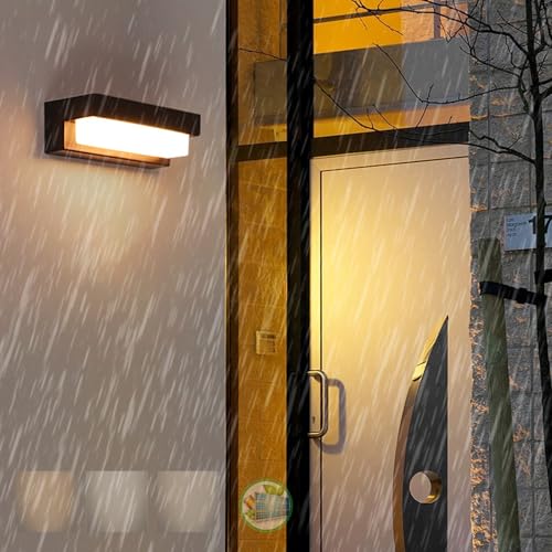 Lámpara de pared solar impermeable para iluminar exteriores sin cables