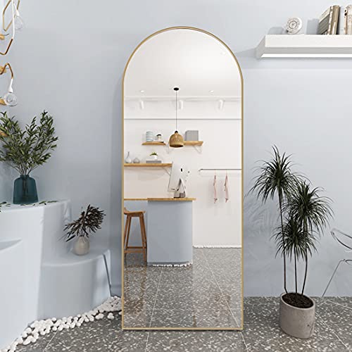 Buy JAWGLOW Arched Full Length Mirror 65 "x 22", Floor Mirror, Bedroom Full Length Mirror