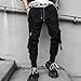 Pantalones para Hombre Joggers De Hip Hop Cintas Multibolsillo Pantalones De Deporte...
