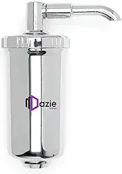 Copo Filtro Universal com Refil Blindado Pro Saúde Cromado Para Torneira Cozinha Abs Vela Carvão Ativado Dazie Metais