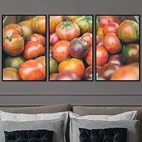3 Piece Framed Canvas Wall Art Colorful Fruit Canvas Prints Home Artwork Decoration for Living Room,Bedroom - 16
