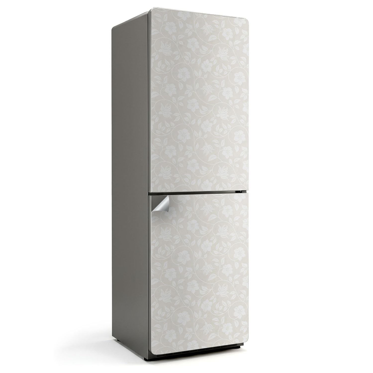 Sticker auto-adhésif pour frigo motif floral : transformez le style de votre cuisine