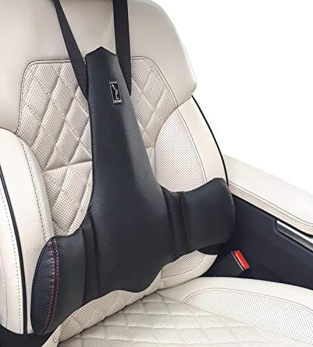 KULIK SYSTEM - New Lumbar Support for Car - Innovative Car Back Support - Car Seat Cushions for Lower Back - Lower Back Pillow for Car - Patented (Black)