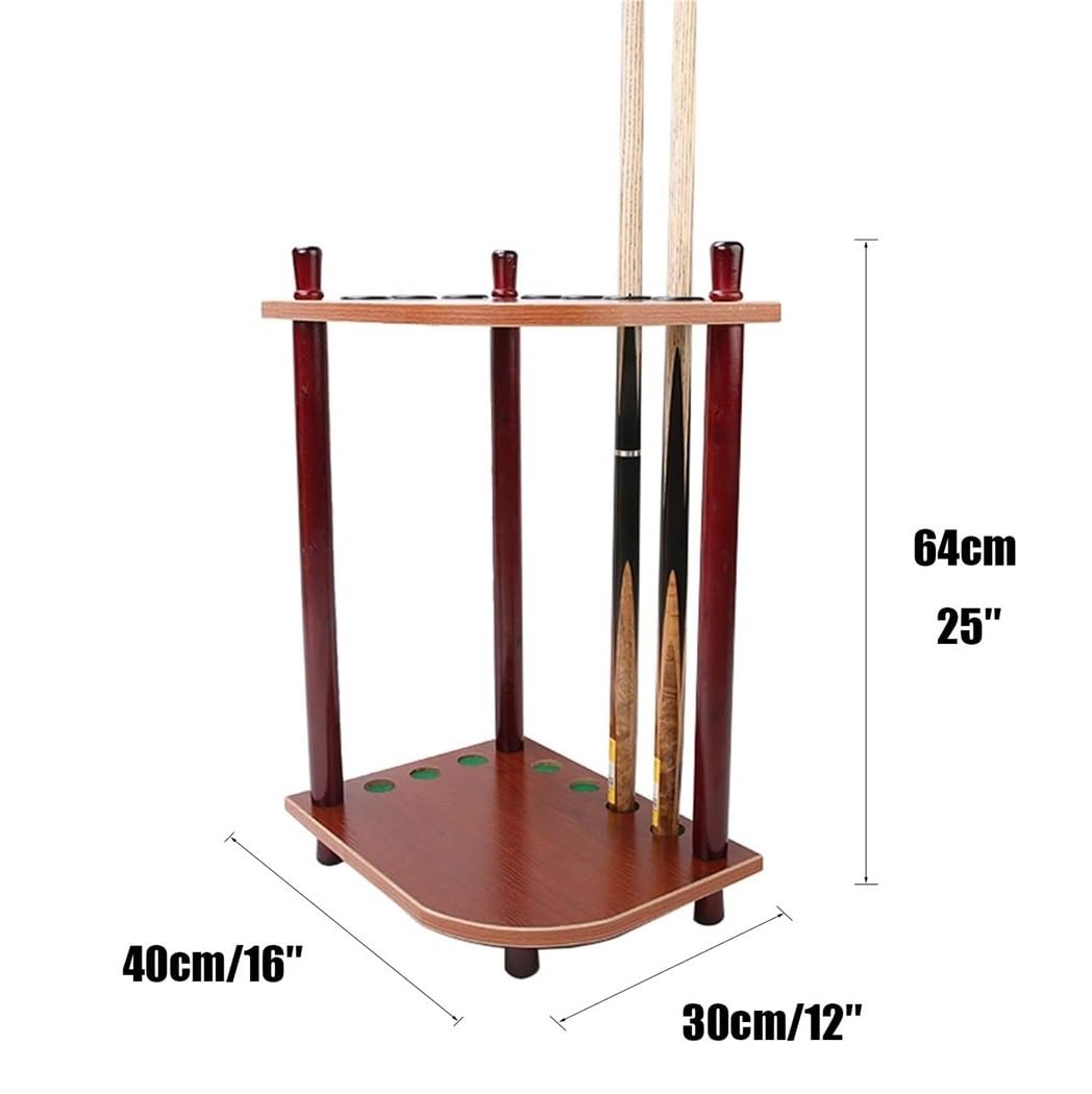 Support En Bois Pour Queues De Billard Kangten - Range Jusqu'à 16 Bâtons