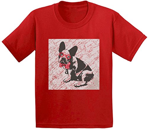 Awkward Styles Youth French Bulldog in a Bow Tie Vintage Graphic Youth Kids