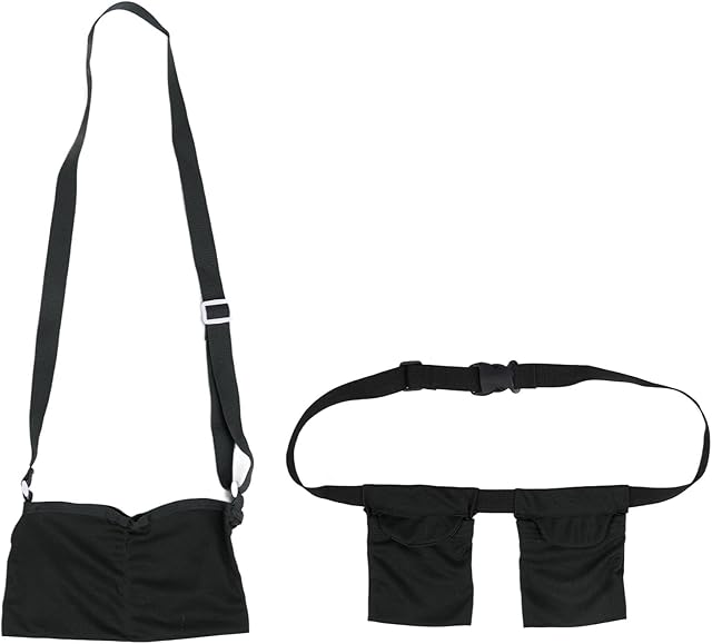 Mastectomy Drain Holder, Pouches with Shower Bag, Length Adjust Elastic Band Mesh Shower Bag Surgery Drainage Pouch for Surgery Mastectomy(Black)