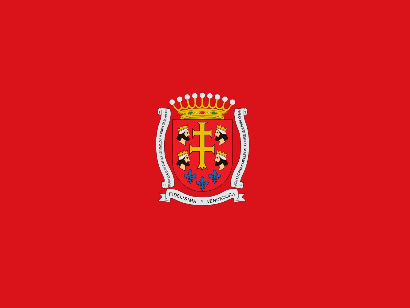 Drapeau Large Chaca de Jaca haute résistance avec finitions renforcées Espagne Huesca