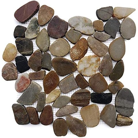 FuStone Interlocking Pebble Tiles Cover