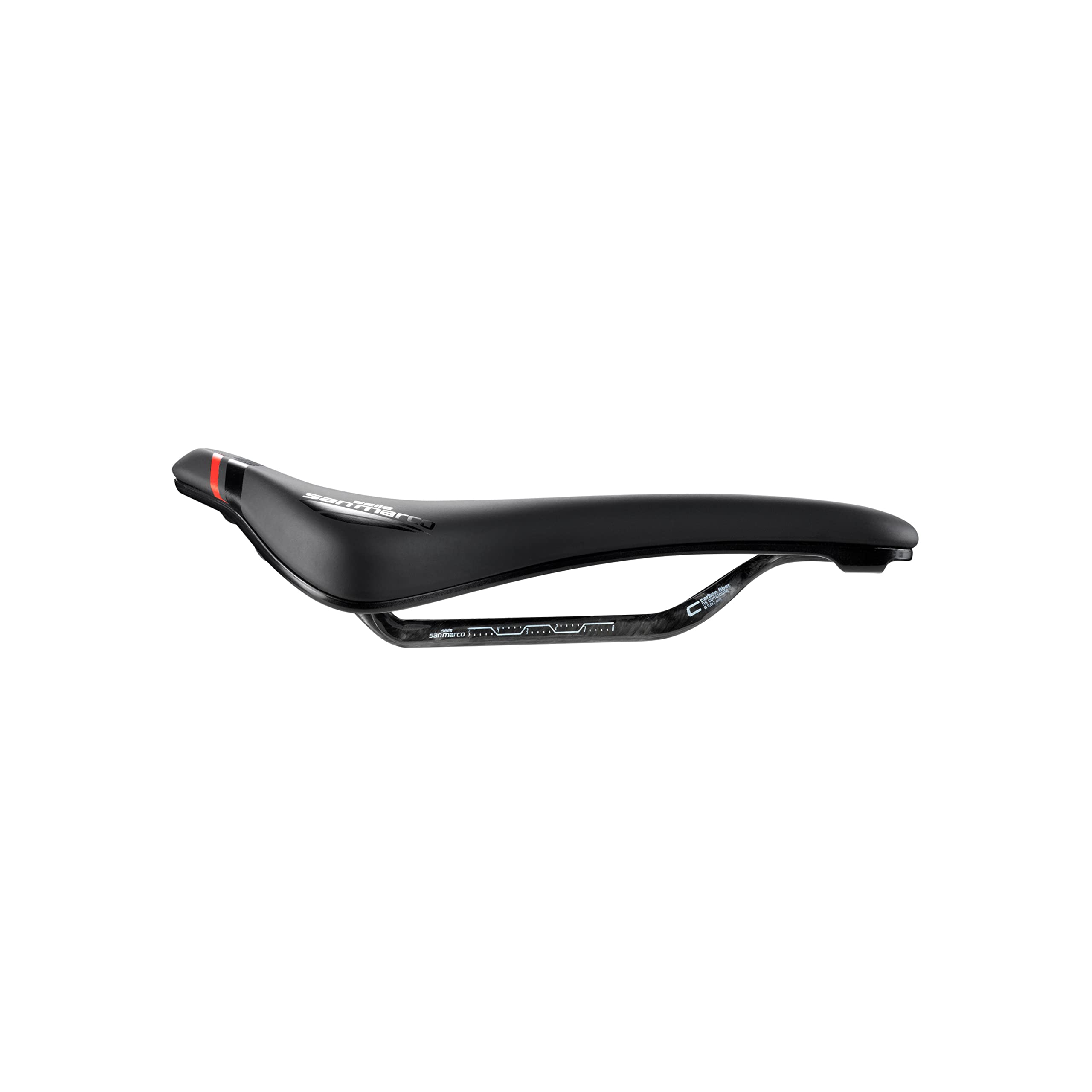 Selle San Marco Ground Carbon FX Saddle: Black/Black Wide (L3) - Image 3