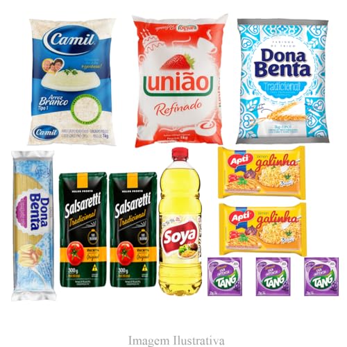 Cesta Básica De Alimentos Completa 12 Itens Super Premium
