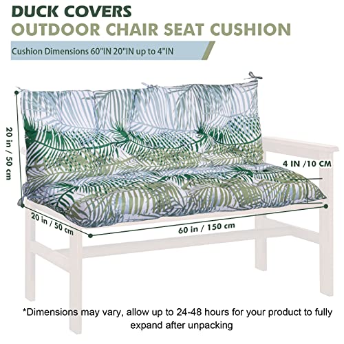 Rlosqvee Replacement Cushions For Outdoor Swing, Waterproof Outside Bench Cushion With Backrest, 2/3 Seater Pad For Patio Backyard Porch Garden (Light Flower, 60X40In) #TOP2