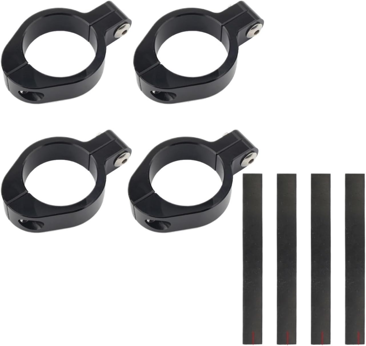 33-58mm Motorcycle CNC Front Fork Tube Holder Support Clamp Headlight Bracket Mount Clamps Compatible with Cafe Racer Bike Universal (Size : Fit 37-41mm)