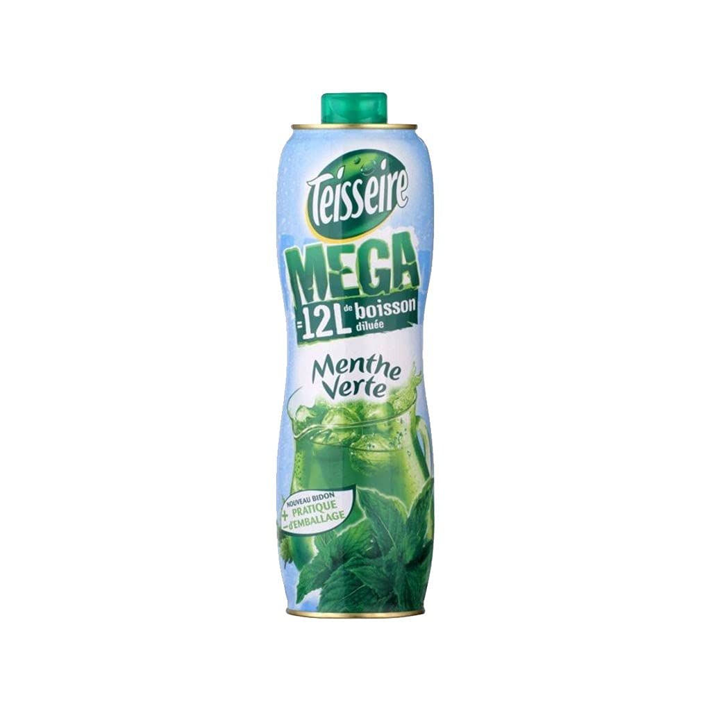 Teisseire Mega syrop miętowy 1,5 l (zestaw 4 szt.)