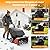 HICOVER Snow Blower Cover - 1200D Snowblower Covers Heavy Duty Waterproof Zipper Reflective Strips Universal Fit for EGO, Honda, Ryobi, Cub Cadet, Ariens, Troy Bilt, Snow Joe, Toro and PowerSmart
