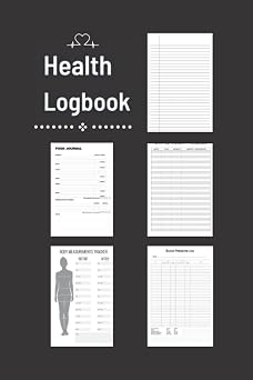 Myocarditis Logbook Personal notebook with Blood Pressure Log, Weight Tracker, Body Measurements Tracker, Food Journal and Notebook