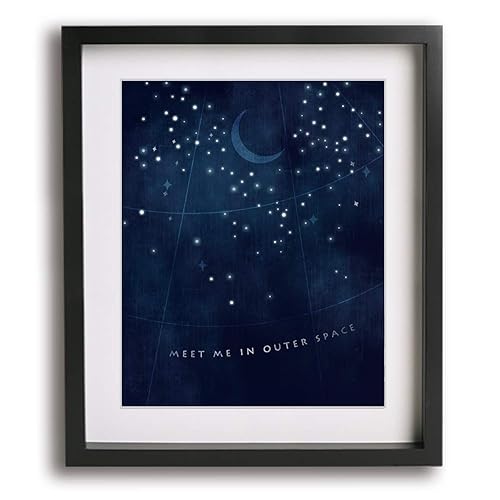 Amazon Com Stellar By Incubus Inspired Music Poster Romantic Wedding Anniversary Gift Idea Moon Space Stars Modern Home Decor Song Lyric Wall Art Print Handmade Products