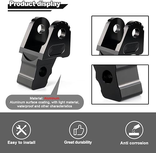 Miniatura 4 de Xitomer Kit de bajada de 1.3 pulgadas, apto para Versys650 2016 2017 2018 2019 2020 2021 2022 2023 Accesorios de eslabones de suspensión para