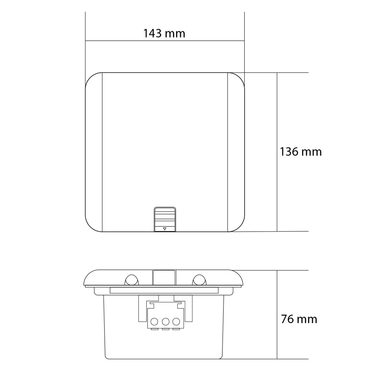 Enchufe de Pared de Suelo de Acero Inoxidable para Base Depósito de Suelo, IP55, Enchufe Empotrable Retráctil, Apto para Módulos Livolo con Tapa LT-FD777-STK-11