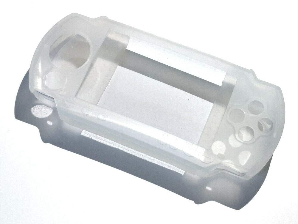 PowerGames Protector Kit per PSP - Custodia Cover in Silicone + Pellicola Protettiva + Cuffie + Laccio