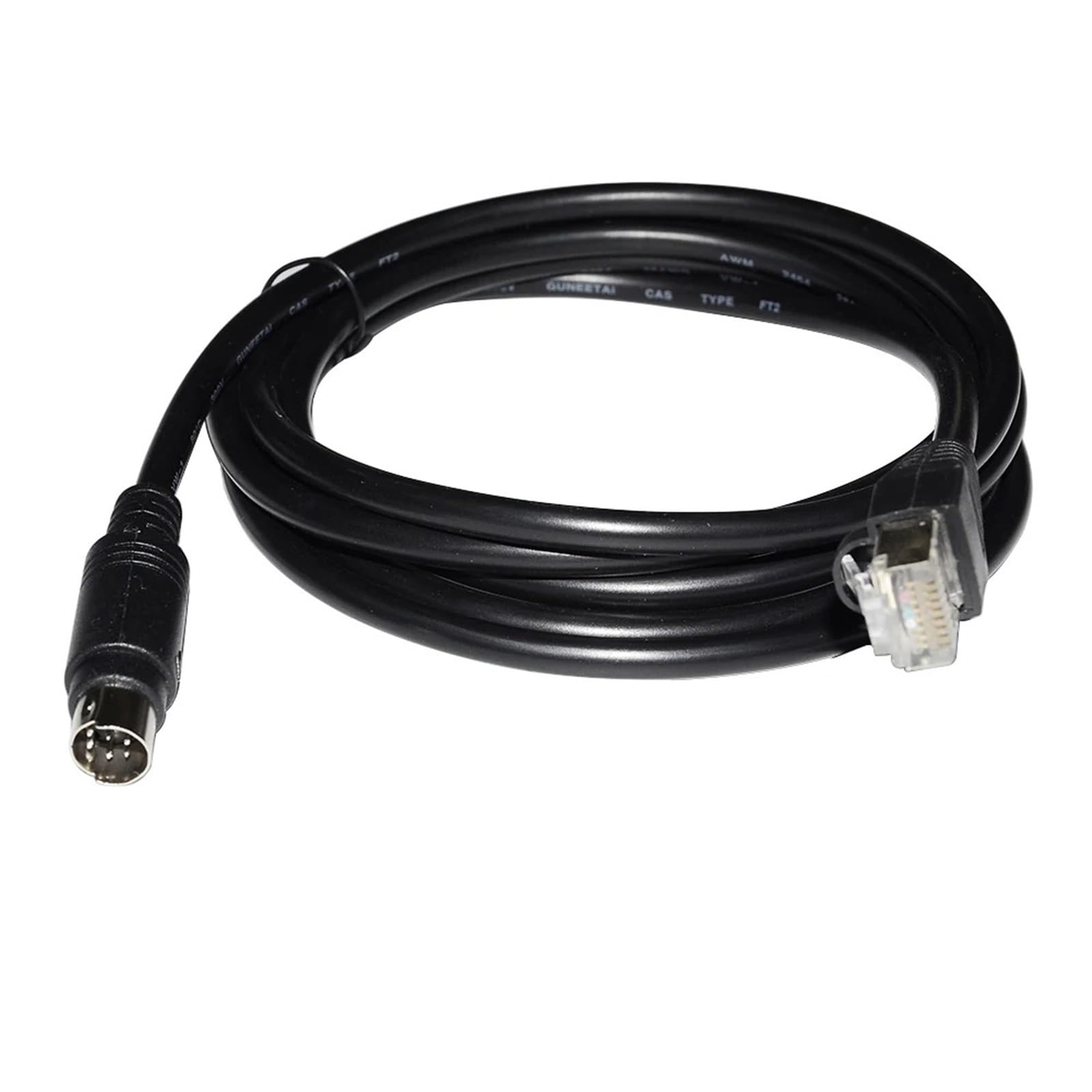 Cable de comunicación de programación RS422, conector macho RJ45 a Mini Din 8P MD8(3 metres)